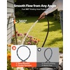 VEVOR Garden Hose, 75 ft 5/8″ Heavy Duty 4-Layer Rubber Water Hose, 150PSI Working & 600PSI Burst, Flexible & Non-kink Outdoor Waterhose with 3/4″ Fitting, Lightweight Hoses for Gardening Cleaning(100 ft)